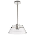Nuvo Edmond; 17 Inch Led Pendant; Polished Nickel