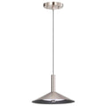 Nuvo Corrine; 10 Inch Led Pendant; Brushed Nickel; 3k/4k/5k Cct Selectable
