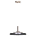 Nuvo Corrine; 14 Inch Led Pendant; Brushed Nickel; 3k/4k/5k Cct Selectable