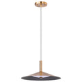 Nuvo Corrine; 14 Inch Led Pendant; Burnished Brass; 3k/4k/5k Cct Selectable