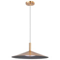 Nuvo Corrine; 18 Inch Led Pendant; Burnished Brass; 3k/4k/5k Cct Selectable