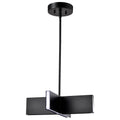 Nuvo Blaine; 16 Inch Led Pendant; Matte Black; Acrylic Lens