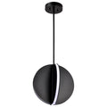 Nuvo Blaine; 13 Inch Led Pendant; Matte Black; Acrylic Lens
