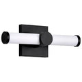 Nuvo Bowman; 12 Inch Led Vanity; Matte Black; Acrylic Lens