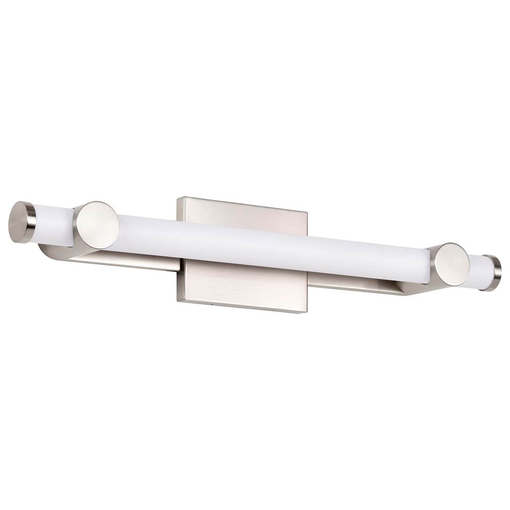 Nuvo Bowman; 24 Inch Led Vanity; Brushed Nickel; Acrylic Lens