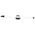 Nuvo Edgeworth; 40 Inch Led Vanity; Matte Black; Acrylic Lens
