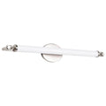 Nuvo Edgeworth; 28 Inch Led Vanity; Brushed Nickel; Acrylic Lens