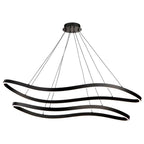 Nuvo 62-2422 Matte Black Sylas 48'' Led Pendant Image 7