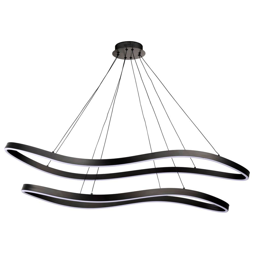 Nuvo 62-2422 Matte Black Sylas 48'' Led Pendant Image 6