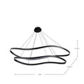 Nuvo 62-2422 Matte Black Sylas 48'' Led Pendant Image 1