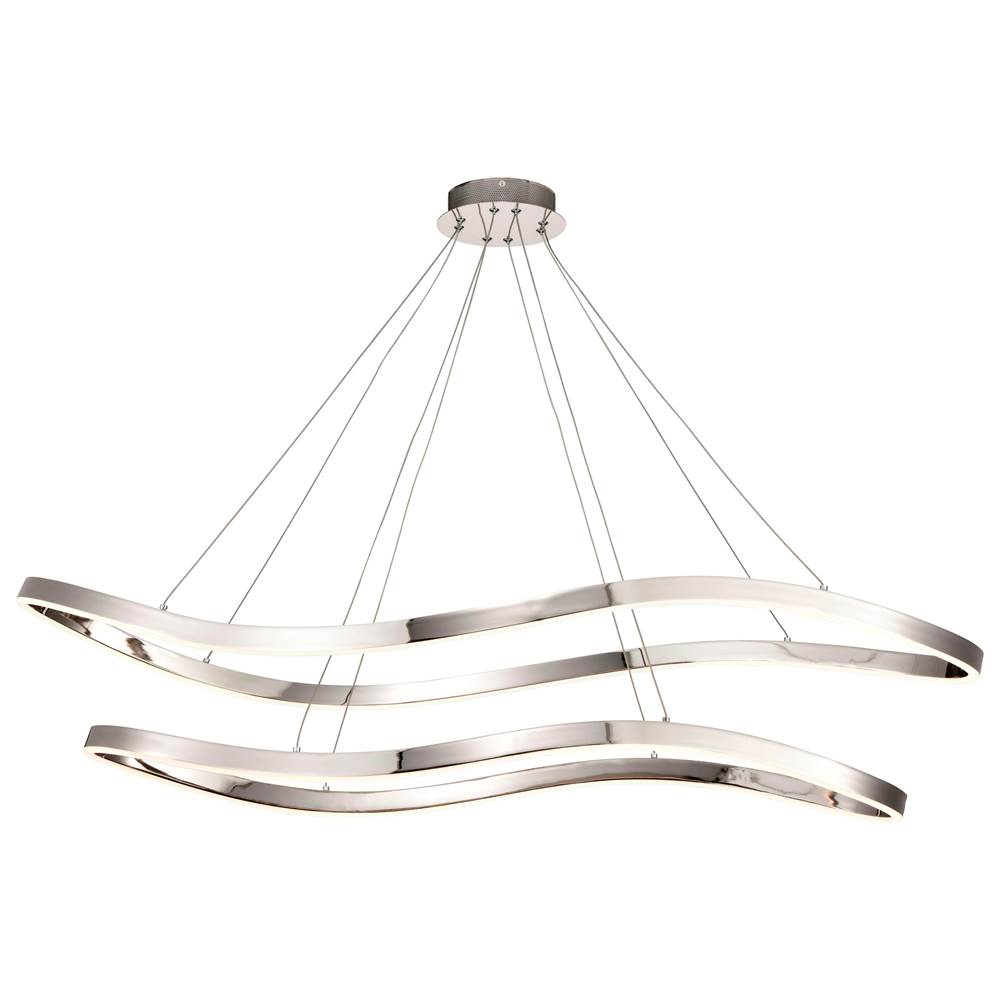 Nuvo 62-2432 Polished Nickel Sylas 48'' Led Pendant Image 9