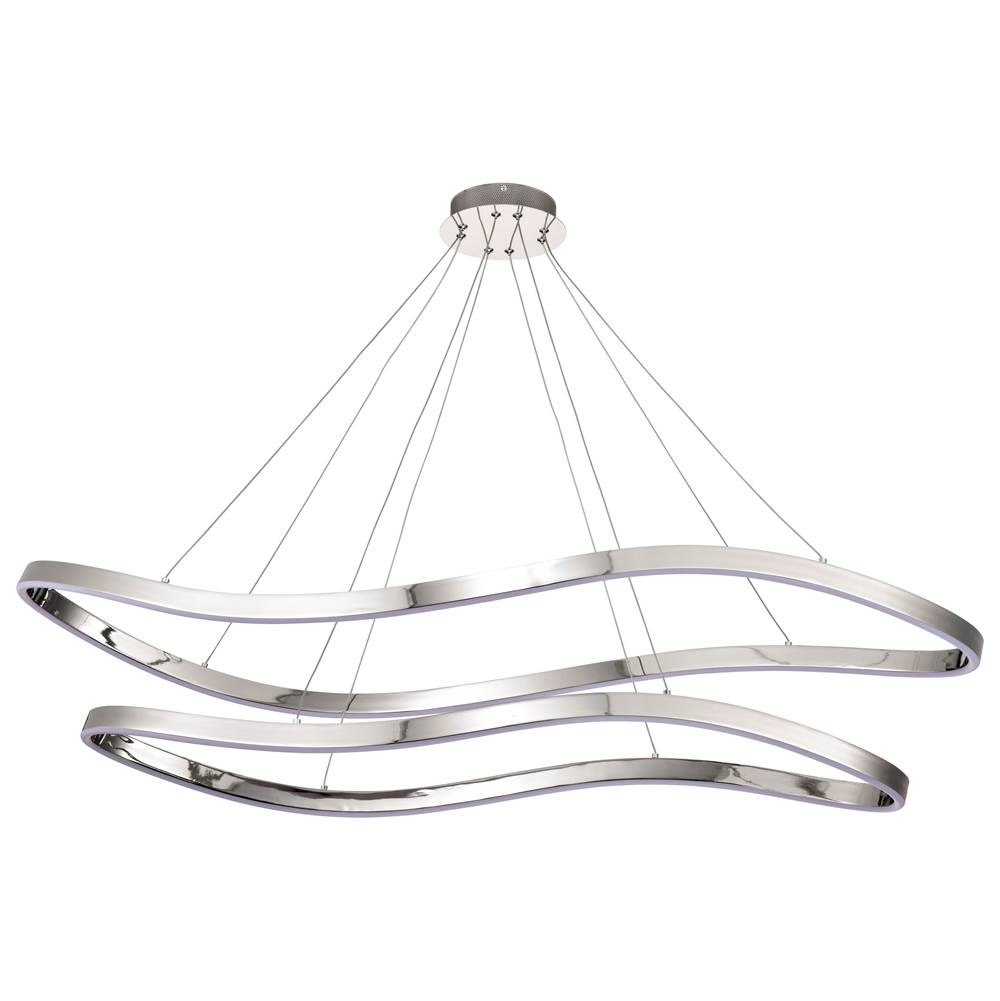 Nuvo 62-2432 Polished Nickel Sylas 48'' Led Pendant Image 8