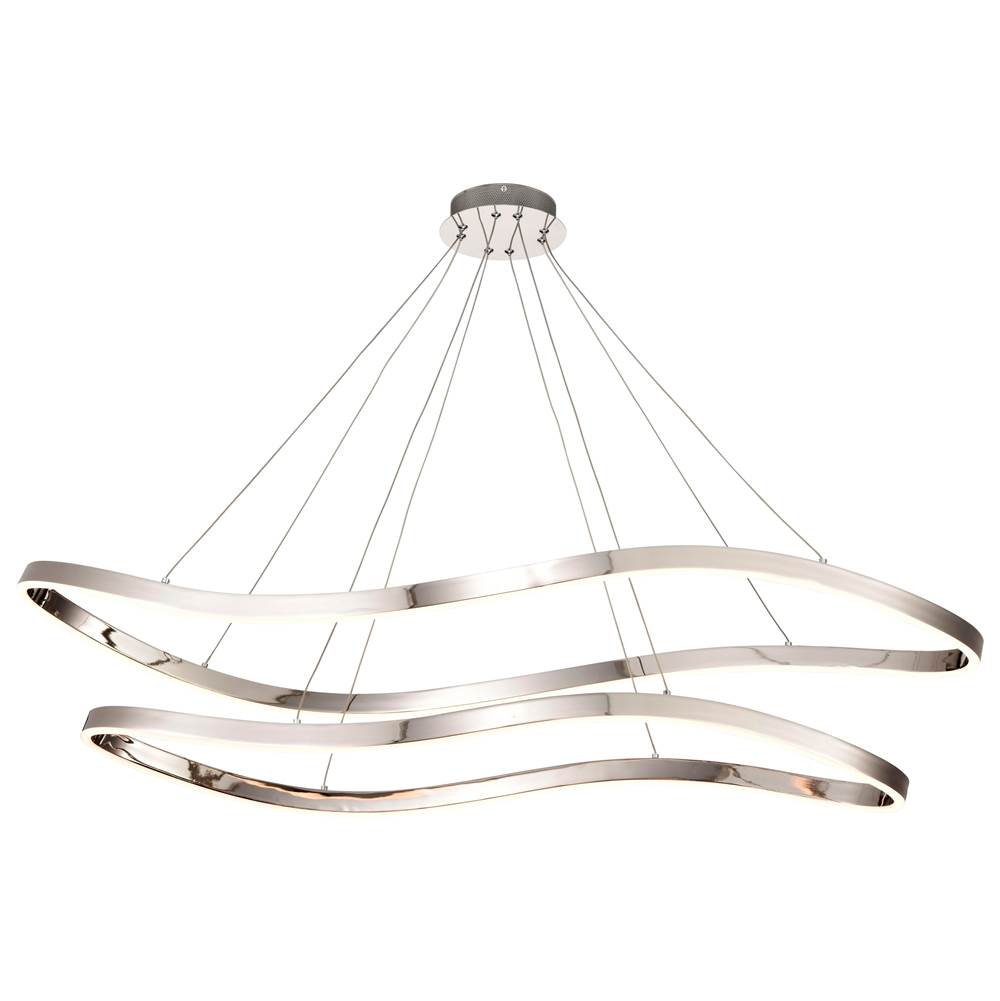 Nuvo 62-2432 Polished Nickel Sylas 48'' Led Pendant Image 7