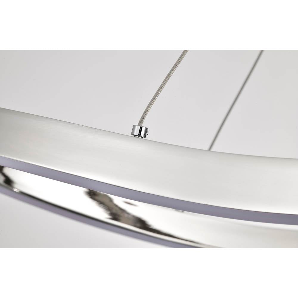Nuvo 62-2432 Polished Nickel Sylas 48'' Led Pendant Image 4