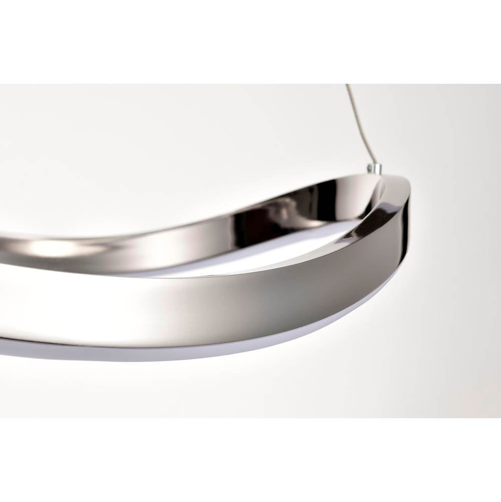 Nuvo 62-2432 Polished Nickel Sylas 48'' Led Pendant Image 2