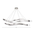 Nuvo 62-2432 Polished Nickel Sylas 48'' Led Pendant Image 1
