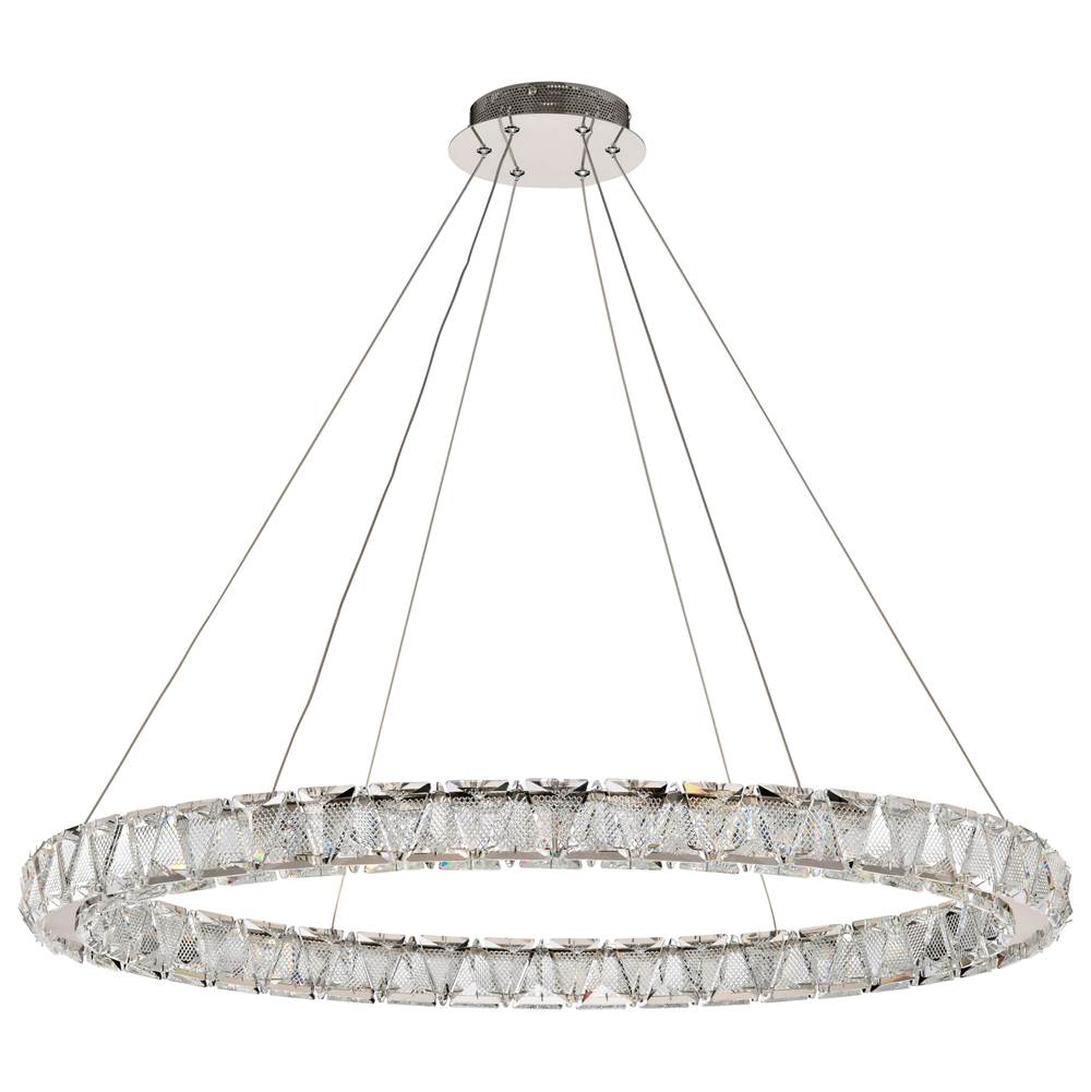 Nuvo Asher 36'' Round Crystal Pendan