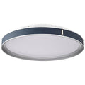 Nuvo Bandon; 20 Inch Led Flush Mount; Gray With Blue Wrap; Acrylic Lens