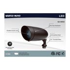 Nuvo 62-5902 Bronze 9 Watt Led Landscape Floodlight - Rgb And 2700k-5000k Tunable White - Par20 - Bronze Finish Image 7