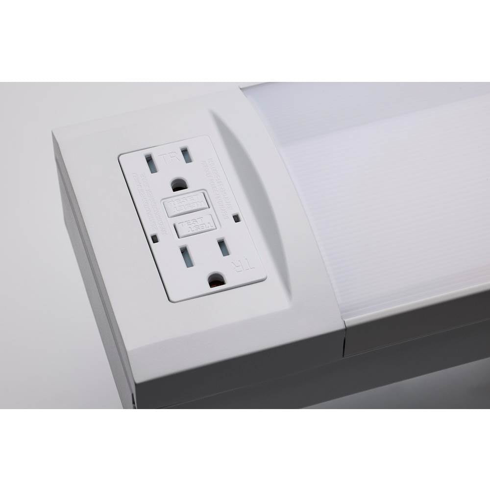 Nuvo 62-700 White Led 18'' Wrap With Dual Gfcis Image 7