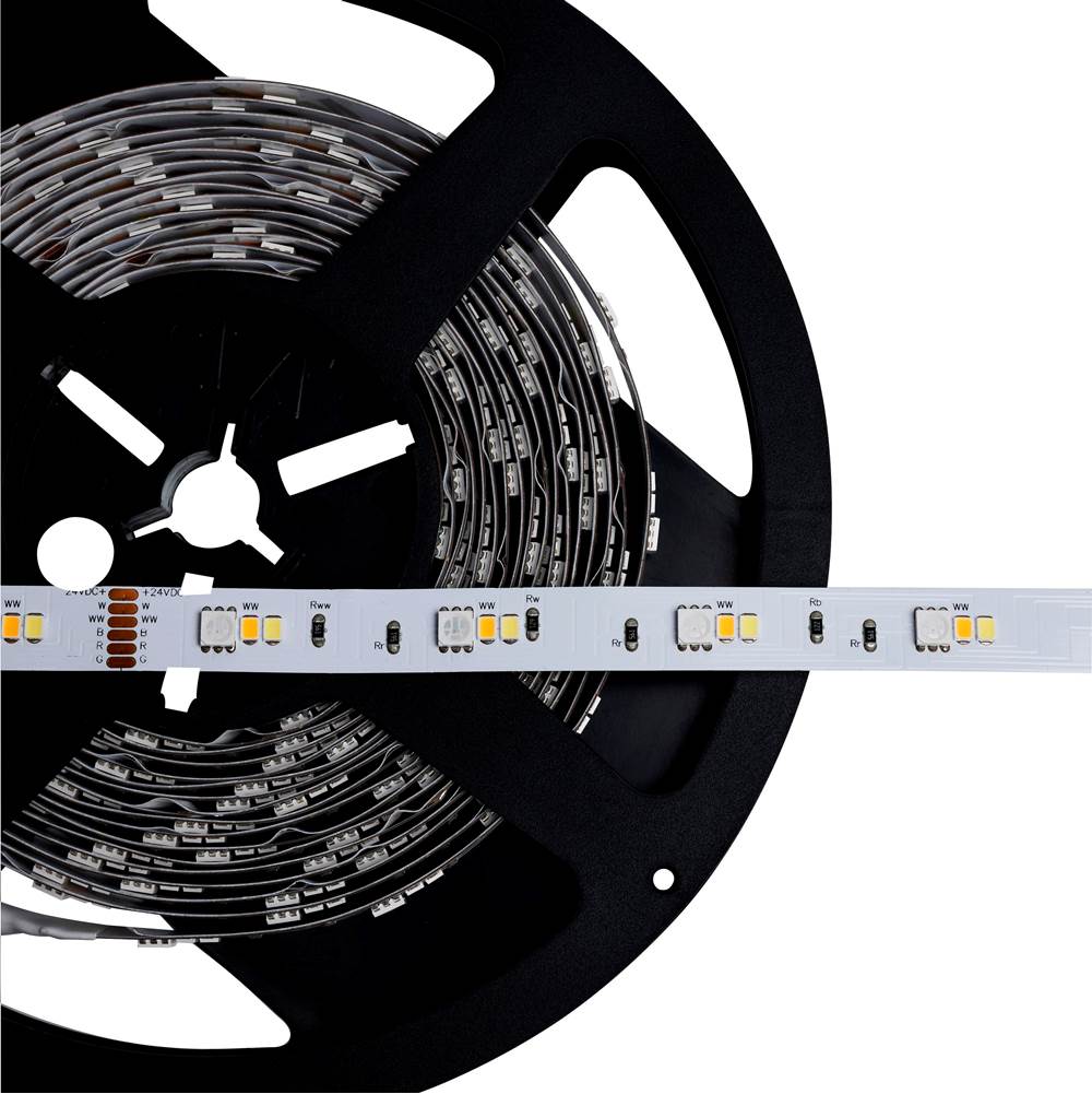 Nuvo  Dimension Performer; Tape Light Strip; 16 Ft.; Rgb Plus Tunable White; J-box Connection; Ir Remote Included