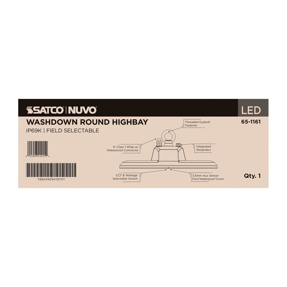 Nuvo 65-1161 White Led Ip69k 200w/150w/100w Image 2