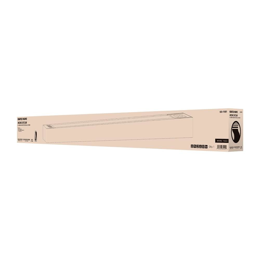 Nuvo 65-1181 White Momentum - 4 Foot Led Connectable Linear Strip - Up And Down Selectable - White Finish Image 7