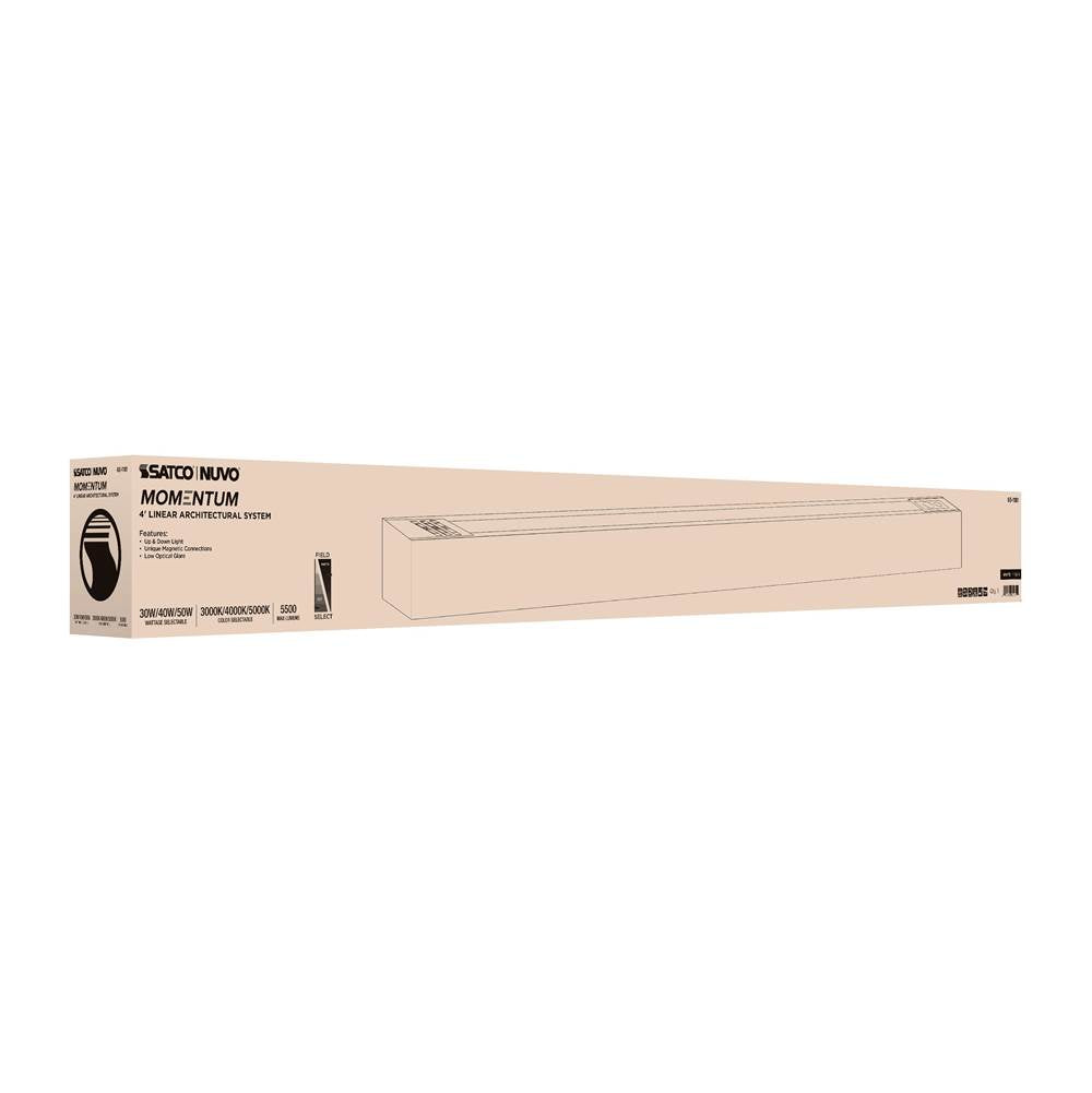 Nuvo 65-1181 White Momentum - 4 Foot Led Connectable Linear Strip - Up And Down Selectable - White Finish Image 6