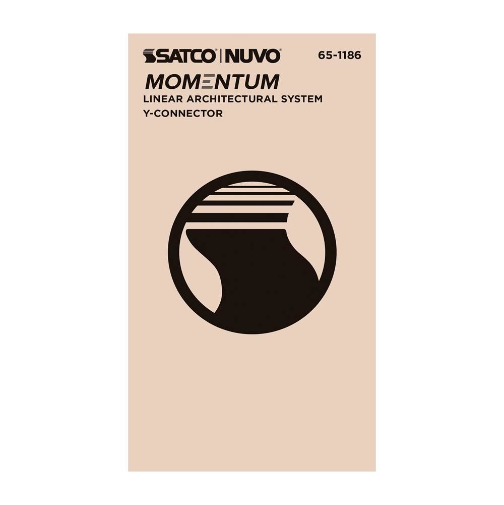 Nuvo 65-1186 White Momentum - Y-connector For Led Linear System - White Finish Image 6