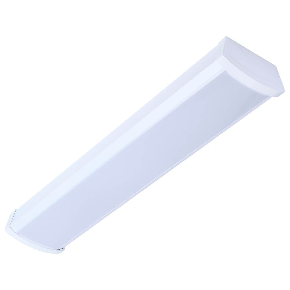 Nuvo 65-1210 White Led 2 Foot Ceiling Wrap - 20 Watts - 27k/30k/35k/40k/50k Cct Selectable - White Finish - 120-277 Volt Image 1