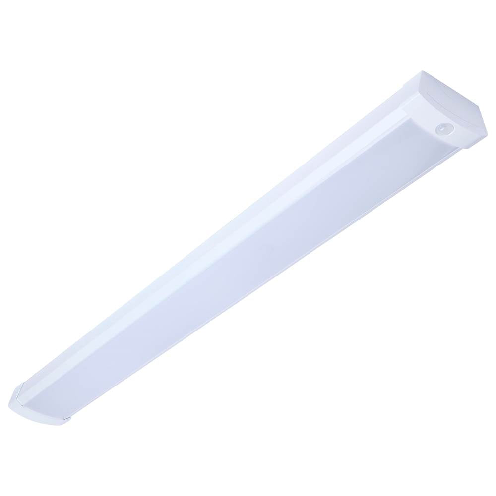 Nuvo 65-1215 White Led 4 Foot Ceiling Wrap With Pir Motion Sensor - 39 Watts - 27k/30k/35k/40k/50k Cct Selectable - White Finish - 120-277 Volt Image 1