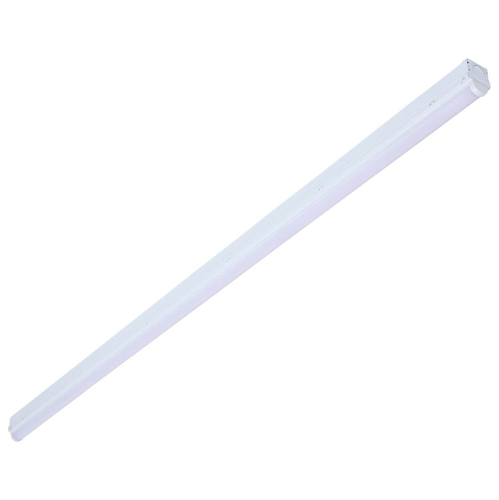 Nuvo 65-1221 White Led 4 Foot Strip Light - 19 Watts - 27k/30k/35k/40k/50k Cct Selectable - White Finish - 120-277 Volt Image 1