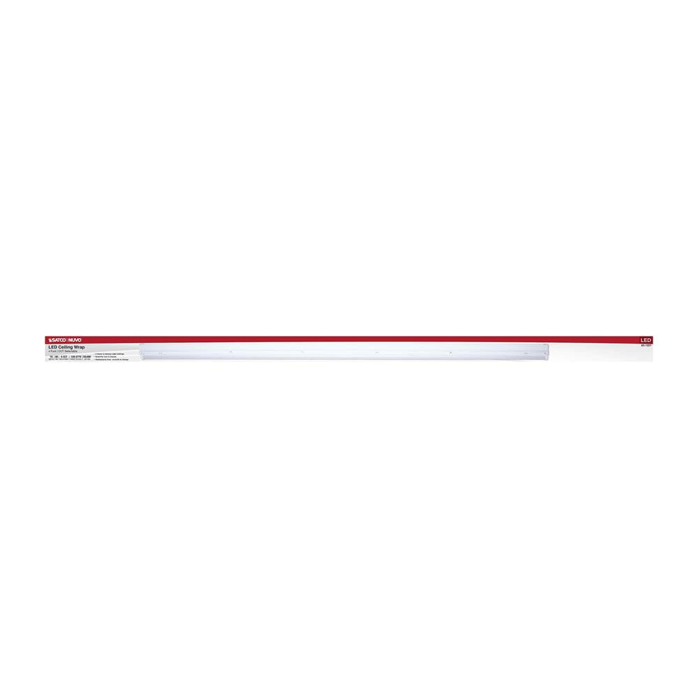 Nuvo 65-1221 White Led 4 Foot Strip Light - 19 Watts - 27k/30k/35k/40k/50k Cct Selectable - White Finish - 120-277 Volt Image 5