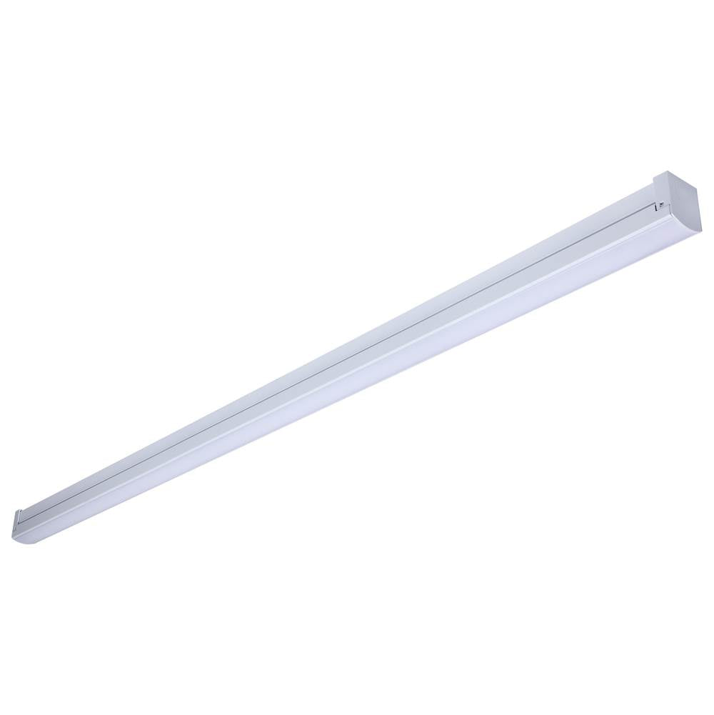 Nuvo 65-1224 White Led 4 Foot Connectable Strip Light - 30 Watts - 27k/30k/35k/40k/50k Cct Selectable - White Finish - 120 Volt Image 1