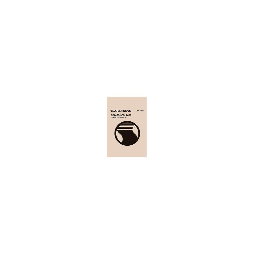 Nuvo 65-1230 White Momentum - 2 Foot Flange Kit - White Finish Image 5