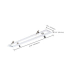 Nuvo 65-1230 White Momentum - 2 Foot Flange Kit - White Finish Image 2