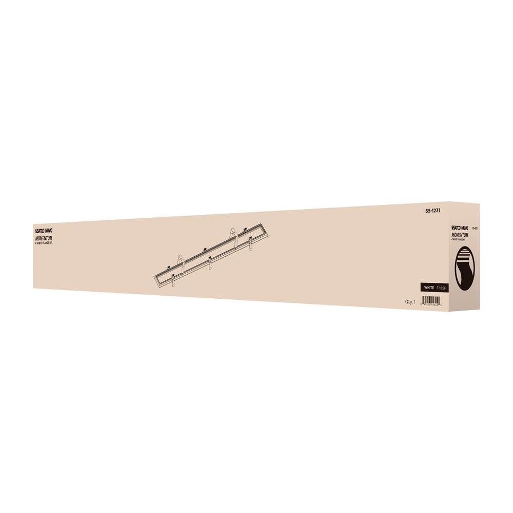 Nuvo 65-1231 White Momentum - 4 Foot Flange Kit - White Finish Image 4