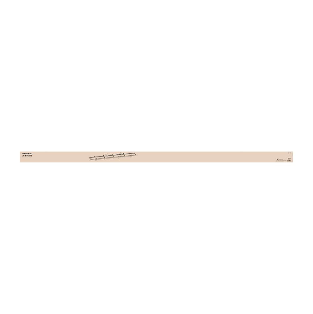 Nuvo 65-1235 Black Momentum - 8 Foot Flange Kit - Black Finish Image 1