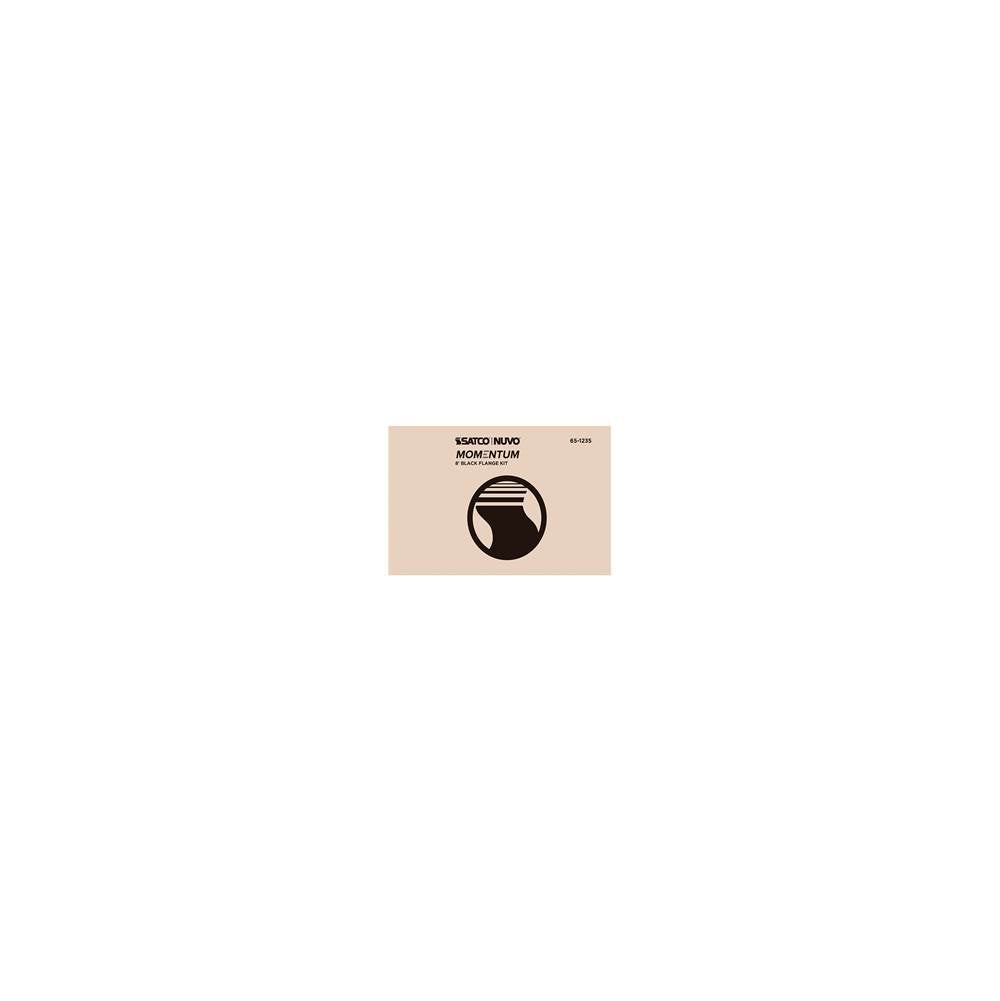 Nuvo 65-1235 Black Momentum - 8 Foot Flange Kit - Black Finish Image 5