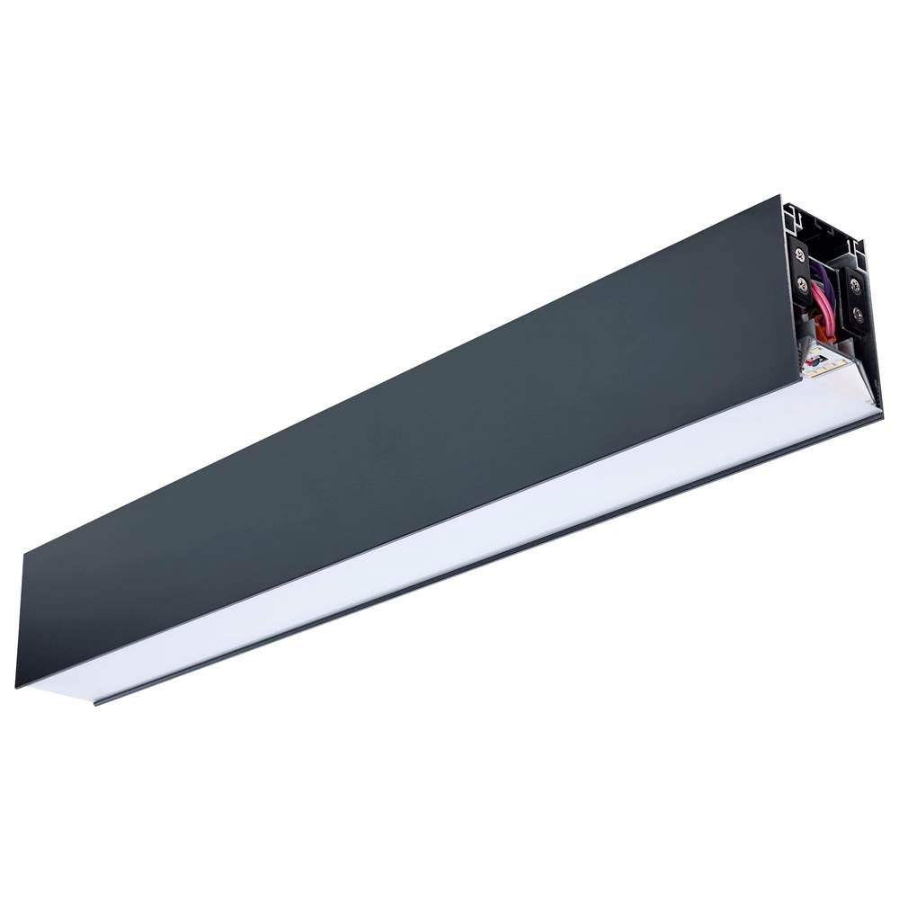 Nuvo 65-1280 Black Momentum - 2 Foot Led Connectable Linear Strip - Up And Down Selectable - Black Finish Image 4