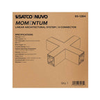 Nuvo 65-1284 Black Momentum - X-connector For Led Linear System - Black Finish Image 6