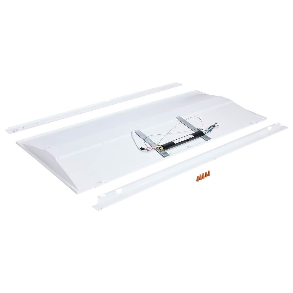 Nuvo 65-1302 Matte White 50/40/30 Watt Led 2x4 Center Basket Troffer Retrofit Kit - 35k/4k/5k Cct - Dimmable - 120-277 Volt - Matte White Finish Image 7