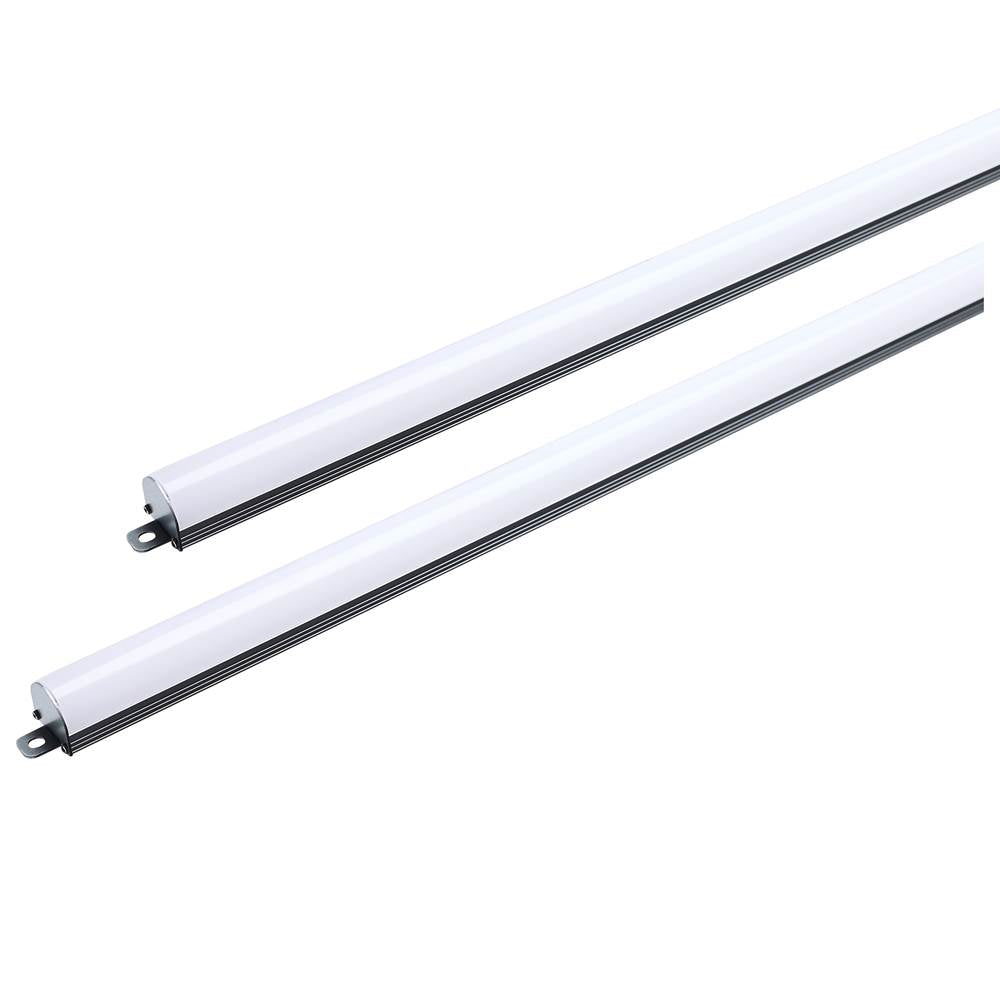 Nuvo 65-1330 Silver 40w/35w/30w/25w/20w Wattage Selectable Led Light Bar Retrofit Kit - 3000k/3500k/4000k/5000k/6500k Cct Selectable - 2-bars - 2 Feet - 120-277 Volt - Silver Finish Image 4