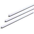 Nuvo 65-1336 Silver 50w/45w/40w/35w/30w Wattage Selectable Led Light Bar Retrofit Kit - 3000k/3500k/4000k/5000k/6500k Cct Selectable - 3-bars - 4 Feet - 120-277 Volt - Silver Finish Image 4