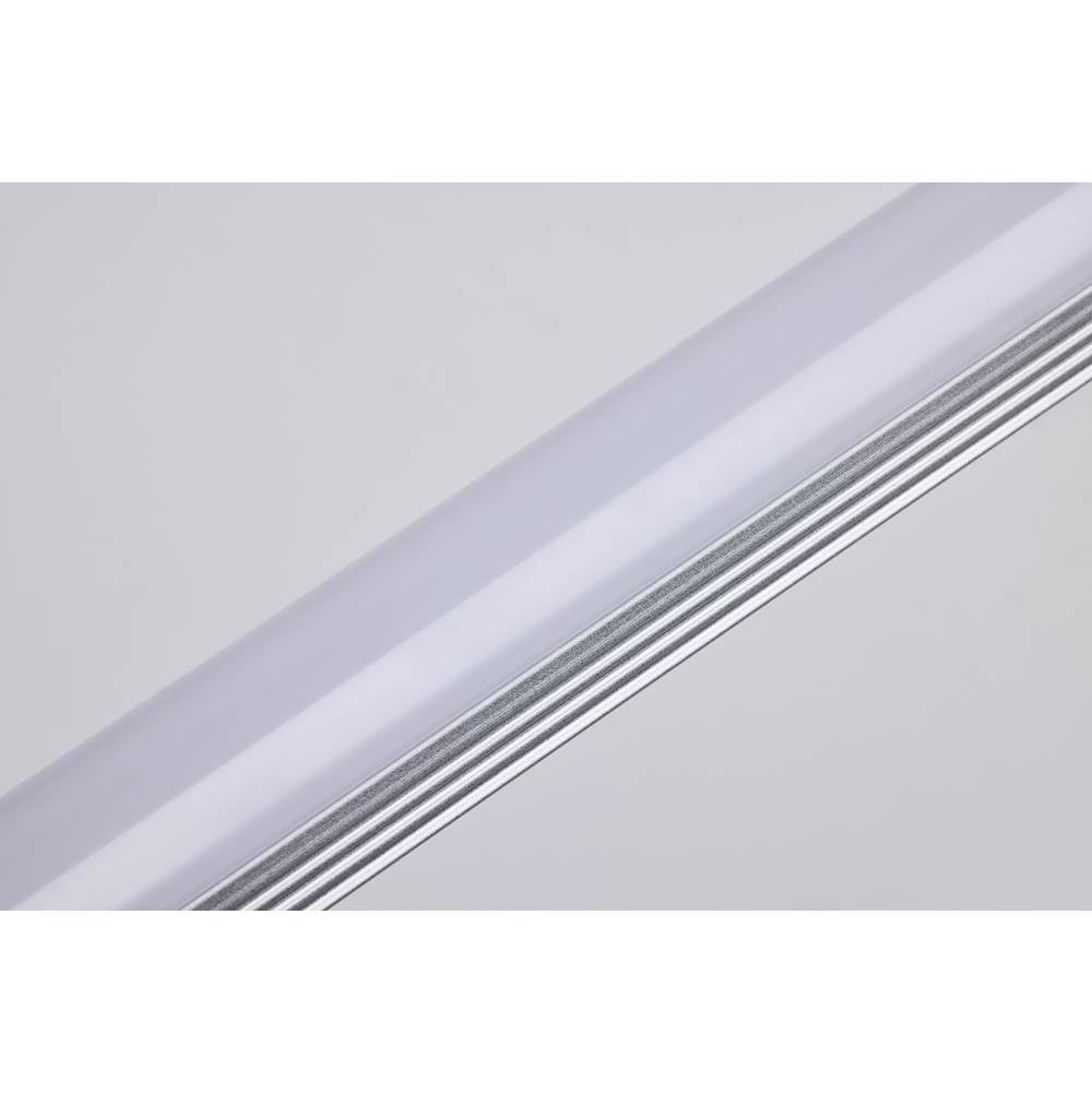 Nuvo 65-1337 Silver 50w/45w/40w/35w/30w Wattage Selectable Led Light Bar Retrofit Kit - 3000k/3500k/4000k/5000k/6500k Cct Selectable - 4-bars - 4 Feet - 120-277 Volt - Silver Finish Image 7