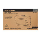 Nuvo 65-1500 Bronze 60/40/29 Wattage Selectable Led Wall Pack -3k/4k/5k Cct Selectable - 60/90/110 Beam Angle Selectable - 120-347 Volt - Bronze Finish Image 5