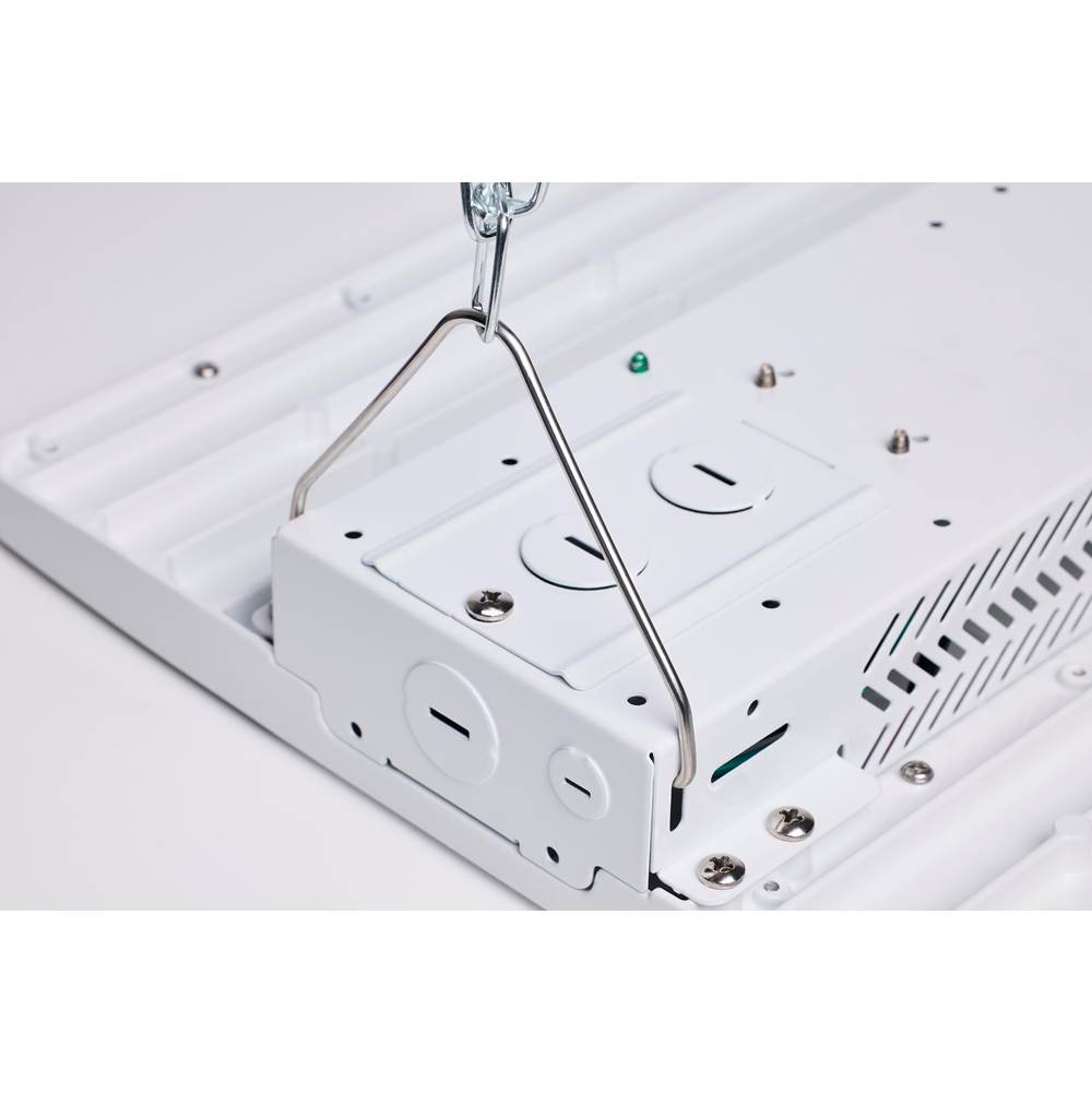 Nuvo 65-1510 White Led Linear High Bay - 105/90/70 Wattage Selectable - 3k/4k/5k Cct Selectable - Beam Angle Selectable - White Finish - 120-347 Volt Image 8