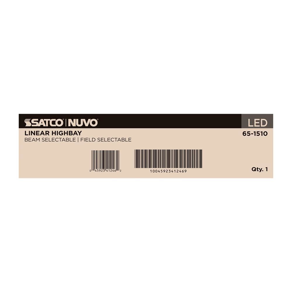 Nuvo 65-1510 White Led Linear High Bay - 105/90/70 Wattage Selectable - 3k/4k/5k Cct Selectable - Beam Angle Selectable - White Finish - 120-347 Volt Image 2