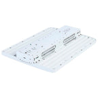 Nuvo  Led Linear High Bay - 160/135/120 Wattage Selectable - 3k/4k/5k Cct Selectable - Beam Angle Selectable - White Finish - 120-347 Volt