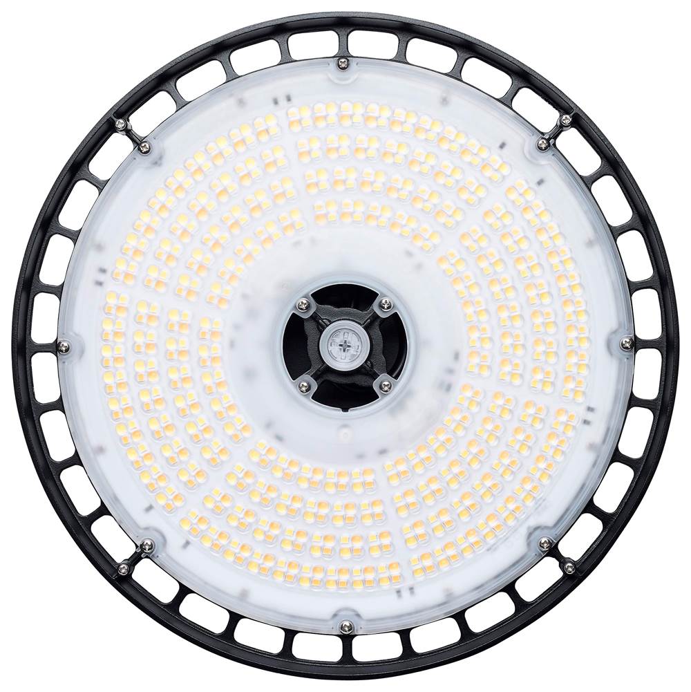 Nuvo 65-1520 Black 120/100/80 Wattage Selectable Led Ufo High Bay - 3k/4k/5k Cct Selectable - 60/80/100 Beam Angle Selectable - Black Finish - 120-347 Volt Image 9